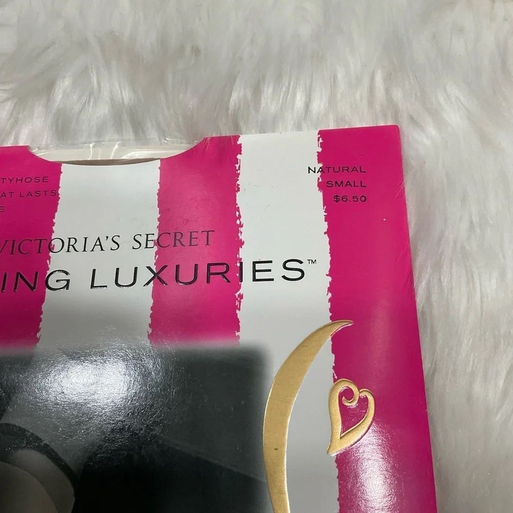 Rare Vintage Victoria's Secret Lasting Luxuries Natural Pantyhose